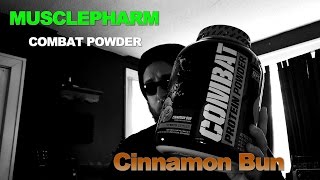 Cinnamon Bun  MusclePharm Combat Powder Review [upl. by Anilram]