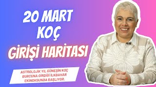 20 Mart Koç Girişi Haritası astroloji burçyorumları [upl. by Rubma]