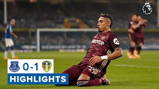 Highlights  Everton 01 Leeds United  Raphinha scores first Premier League goal [upl. by Aramen501]