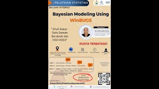 PELATIHAN Bayesian Modeling Using WinBUGS [upl. by Ralip]