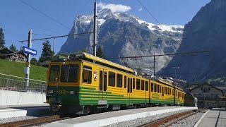 Wengernalpbahn in Grindelwald [upl. by Hubsher]