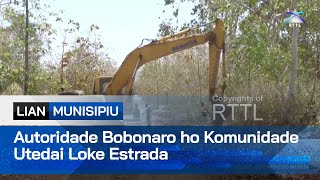 Autoridade Bobonaro ho Komunidade Utedai Loke Estrada [upl. by Lleda967]