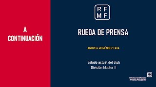 🚨EN DIRECTO🚨 Rueda de Prensa de Andrea Menéndez Faya  22 Abril 2024  🔴 GeoGuessr [upl. by Doreg489]