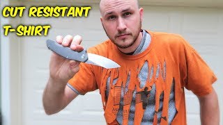 Worlds First Cut Resistant TShirt put to the Test [upl. by Neelrihs]