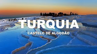 Você já viu um castelo de algodão Pamukkale  Turquia [upl. by Odranoel]