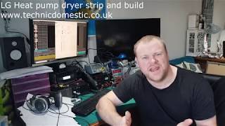 lg heat pump dryer strip and re build tutorial [upl. by Laubin791]