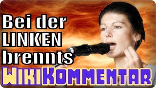 BEI DER LINKEN BRENNTS Kommentar zum Parteitag  mein WikiKommentar 31 [upl. by Laumas]