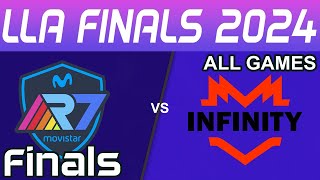 R7 vs INF LLA Closing Finals 2024  La Ultima Final  Movistar R7 vs INFINITY by Onivia [upl. by Miarhpe121]