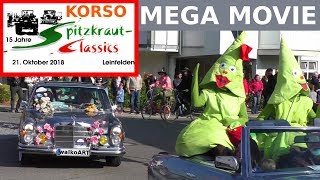 Leinfelden SpitzkrautClassics MEGA MOVIE KORSO Oldtimer  klassische Traktoren amp Zweiräder [upl. by Cornia]