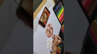 commission work in progress commissionwork colourpencildrawing [upl. by Savadove]