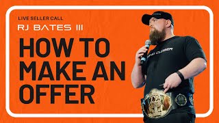 How To Make An Offer To A Motivated Seller  LIVE Call Breakdown [upl. by Sanferd]