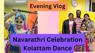 Navarathri Celebration  Kolattam Dance  Malayalam Vlog [upl. by Rednaxela]