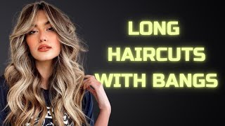 Best ✂️ Haircuts for Long Hair with Bangs 💞 2023 [upl. by Sakovich]