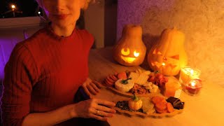 ASMR 🎃 Delicious Halloween Charcuterie 🎃 Whisper [upl. by Denys]