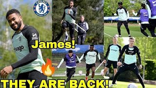 Reece James Back in Training with Chelsea Squad✅💯🔥 [upl. by Celie]