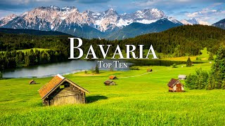 Top 10 Places To Visit In Bavaria  4K Travel Guide [upl. by Auqinu]