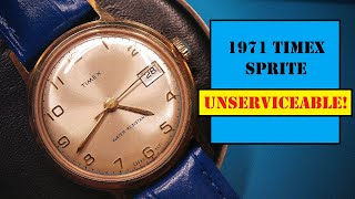 Is this 1971 Timex Sprite Serviceable [upl. by Anid]