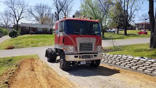 1973 GMC Astro Cabover Semi Truck 8v71 318 Detroit Diesel Eaton Fuller 10 Speed Walkaround [upl. by Eelsha]