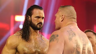 Drew McIntyre vs Brock Lesnar – WWE Title Match WrestleMania 36 [upl. by Nylaras752]