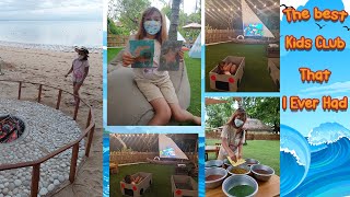 My Bali Trip 39  5star exclusive beachfront resort Melia Bali part 23  Kids Club Activities [upl. by Anuait]