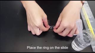 Preparation of Slide Hanging Drop Method [upl. by Shana]