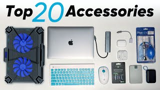 Best Accessories for Macbook Air M1  M2  M3 amp Macbook Pro  Top 20 Macbook Accessories India [upl. by Casilde]