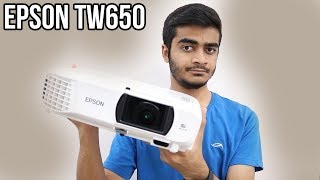 Epson EH TW650 Projector Review  Best Affordable Big Screen Experience [upl. by Nevak]