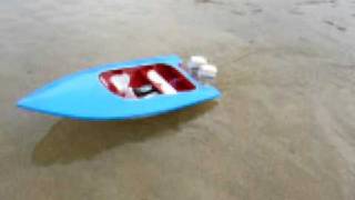 Toy Boat with twin Johnson 175 outboards [upl. by Ernesto]