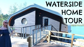 LUXURY LODGE HOME TOUR OF CENTER PARCS WATERSIDE LODGE  VACATION HOUSE TOUR  EMILY NORRIS [upl. by Anele493]