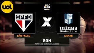 NBB CAIXA PLAYOFFS AO VIVO SÃO PAULO X MINAS [upl. by Marella359]