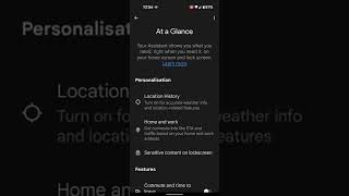 How to Turn Off At a Glance in Android 12 Pixel Redmi Note Realme [upl. by Rhonda]