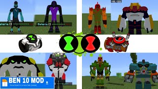 BEN10 MOD IN MINECRAFT DOWNLOADBEN 10 MOD UNTITIX [upl. by Shermie]