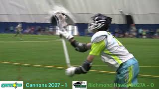 Cannons 2027 vs Richmond Hawks 2027A [upl. by Kenzi]