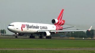 MD11 birdstrike during takeoff [upl. by Donell]