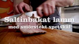 Laga saltinbakat lamm med smörstekt spetskål [upl. by Atterahs]