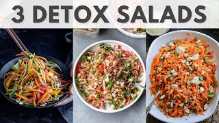 Super Easy Detox Salad Recipes Part 1  Healthy Dinner Recipes to Lose Weight [upl. by Gee]