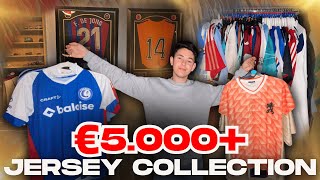 MY €5000 Football Jersey COLLECTION [upl. by Chamberlain]