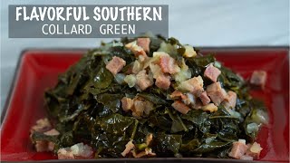 FLAVORFUL SOUTHERN Instant Pot Collard Greens with BACON [upl. by Morrill]