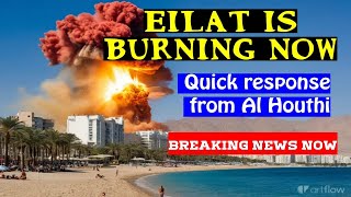 Rocket attack in Eilat shocking details revealed [upl. by Ayekal]