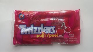 Twizzlers Pull n Peel cherry review [upl. by Asalocin]