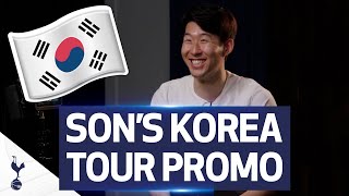 HeungMin Son directs his own South Korea tour promo 🇰🇷 [upl. by Norwood]