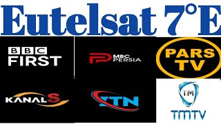 7e dish setting eutelsat 7e new updateeutelsat 7e channel list 2024 [upl. by Nnyl]