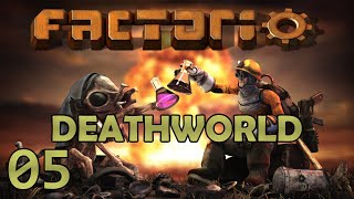 Factorio 10 DeathWorld WE HAVE A WORKING MALL Lets Play Gameplay Ep 5 [upl. by Terej]