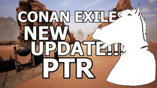 God defence Elevators Orbs Siege cauldron GAME UPDATE  CONAN EXILES [upl. by Mettah468]