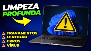 🔥PC ou Notebook Lento Travando ou com Vírus FAÇA uma LIMPEZA COMPLETA no Windows 1011 GRÁTIS [upl. by Elrahc]