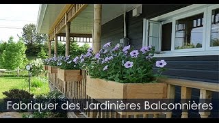 CONSTRUIRE DES JARDINIÈRES EN BOIS et CONCEVOIR DES BACS À FLEURS [upl. by Olrak995]