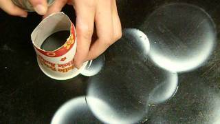 Spray Paint Art HowTo 2 Bubbles [upl. by Salguod]