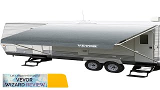 VEVOR RV Awning Awning Replacement Fabric 15 FT Gray Fade RV Awning Review [upl. by Lramaj]