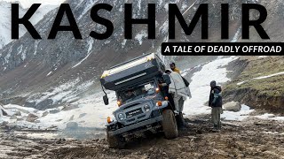 FJ CAMPER ON WAY TO RATTI GALI LAKE IN KASHMIR  EXTREME OFFROAD  VAN LIFE IN NEELUM VALLEY [upl. by Crifasi249]