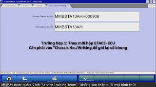 How to coding ETACS ECU Coding cho hộp ECTAC Mitsubishi [upl. by Eugenius664]